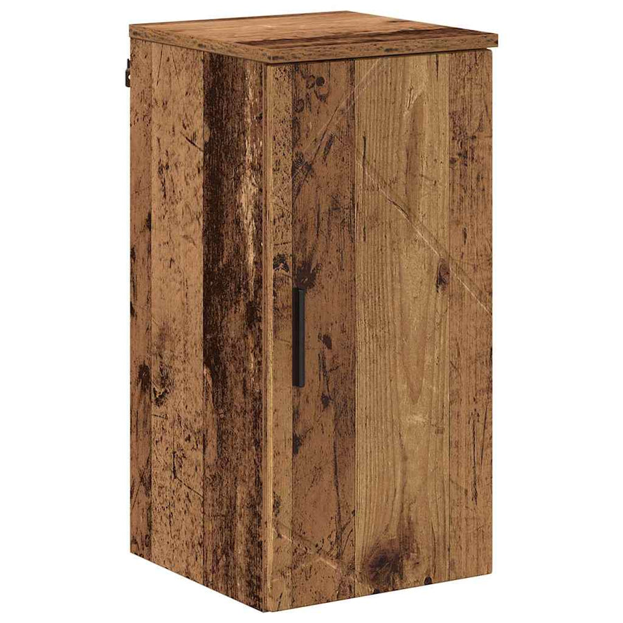 Badkamer Kast Oud Hout 30 x 31,5 x 61 cm Bewerkt hout & Metaal