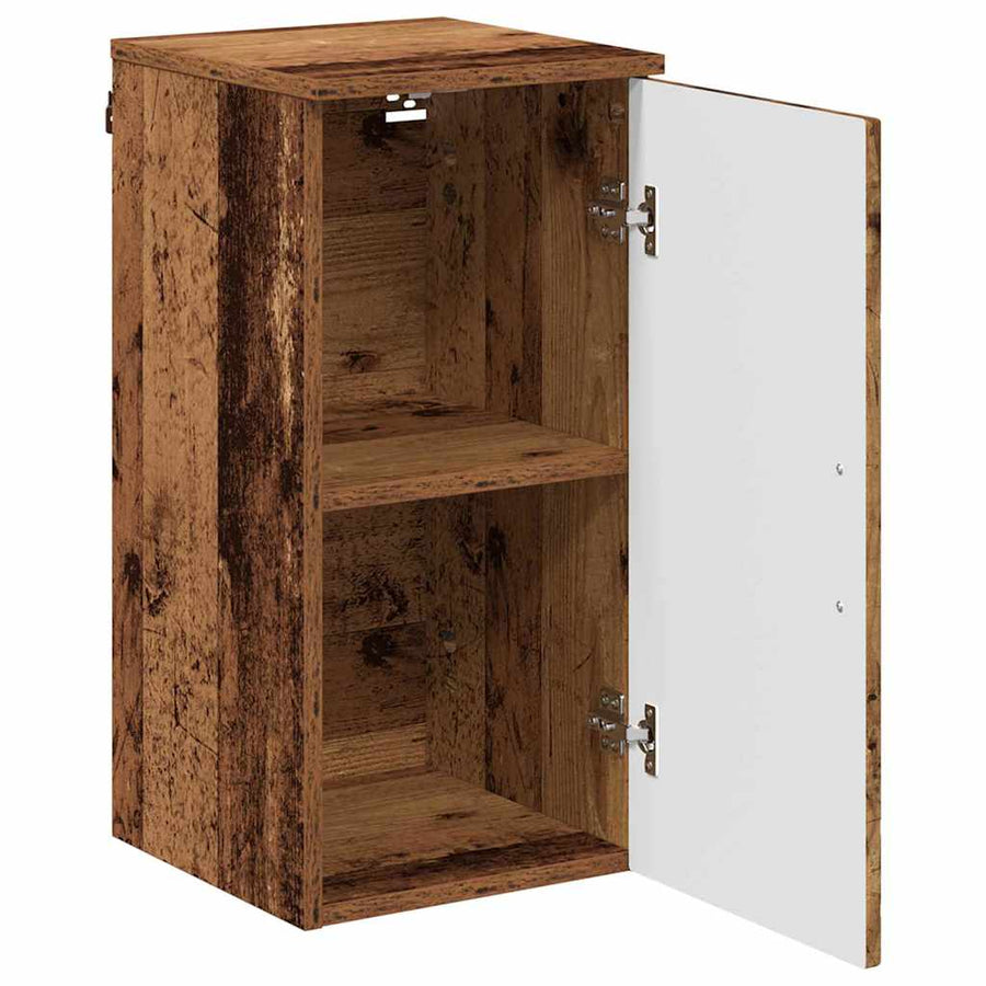 Badkamer Kast Oud Hout 30 x 31,5 x 61 cm Bewerkt hout & Metaal