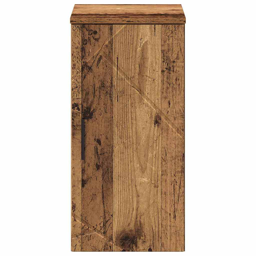 Badkamer Kast Oud Hout 30 x 31,5 x 61 cm Bewerkt hout & Metaal