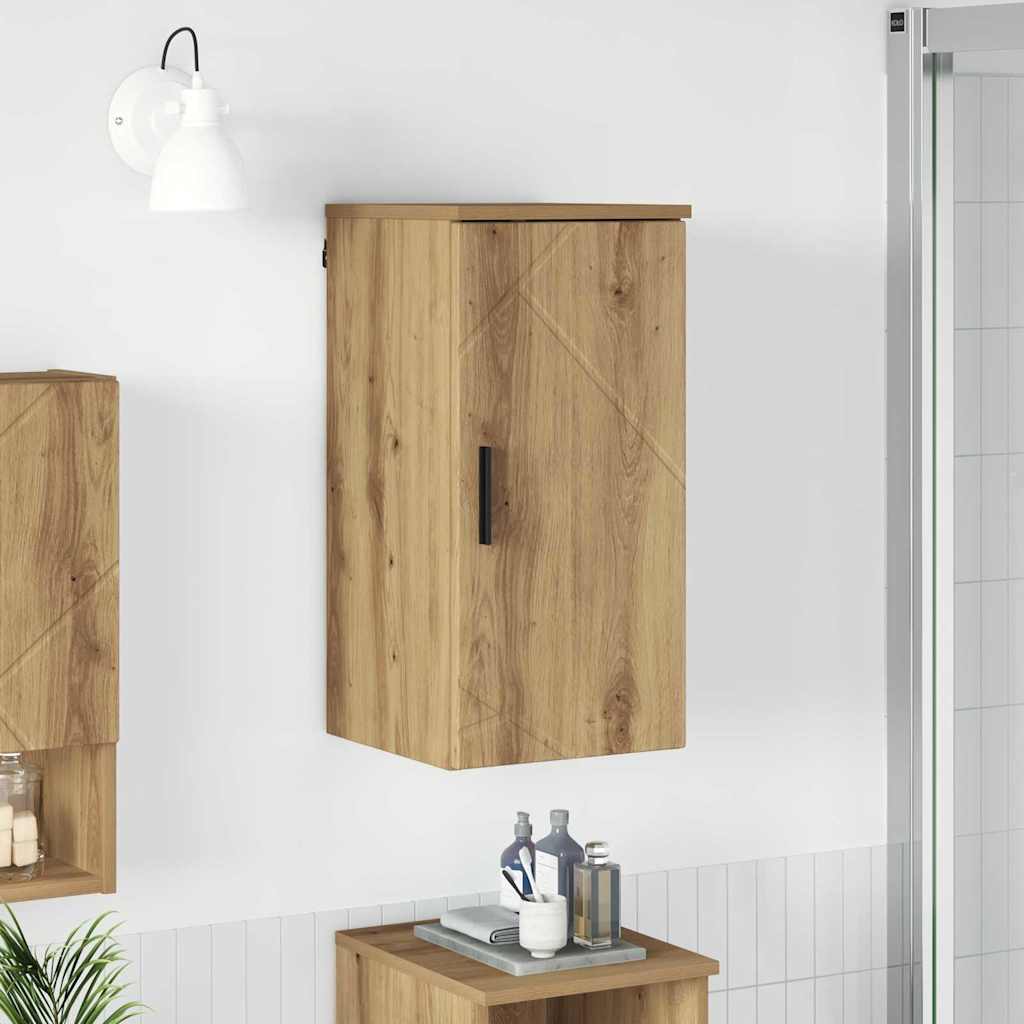Badkamer Kast Wandgemonteerd Artisan Eiken 30 x 31,5 x 61 cm