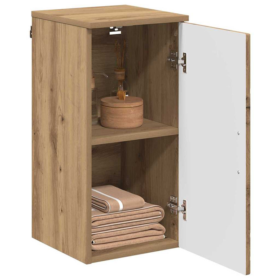 Badkamer Kast Wandgemonteerd Artisan Eiken 30 x 31,5 x 61 cm