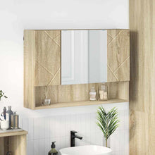 Spiegelkast Sonoma Eiken 80 x 17 x 55 cm Bewerkt hout