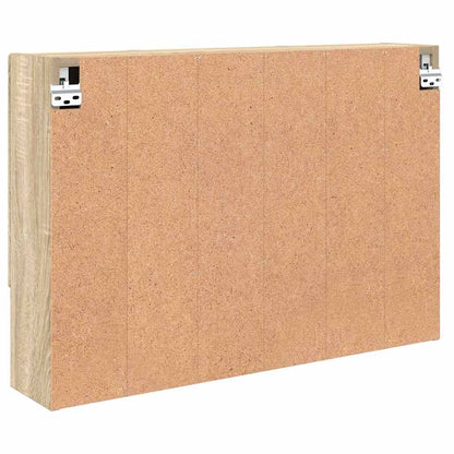 Spiegelkast Sonoma Eiken 80 x 17 x 55 cm Bewerkt hout
