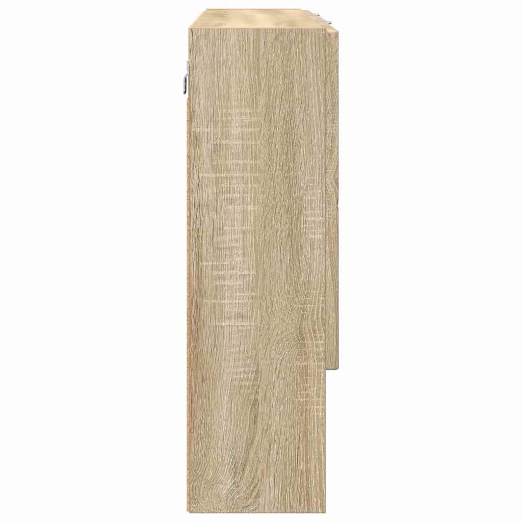 Spiegelkast Sonoma Eiken 80 x 17 x 55 cm Bewerkt hout