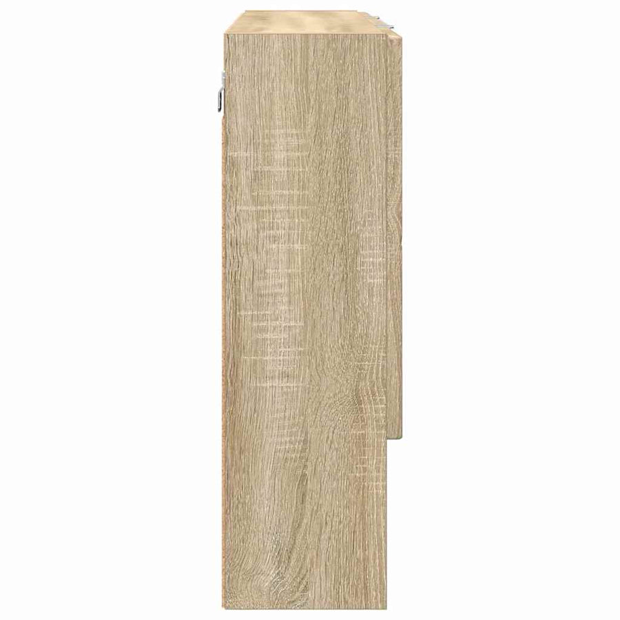 Spiegelkast Sonoma Eiken 80 x 17 x 55 cm Bewerkt hout