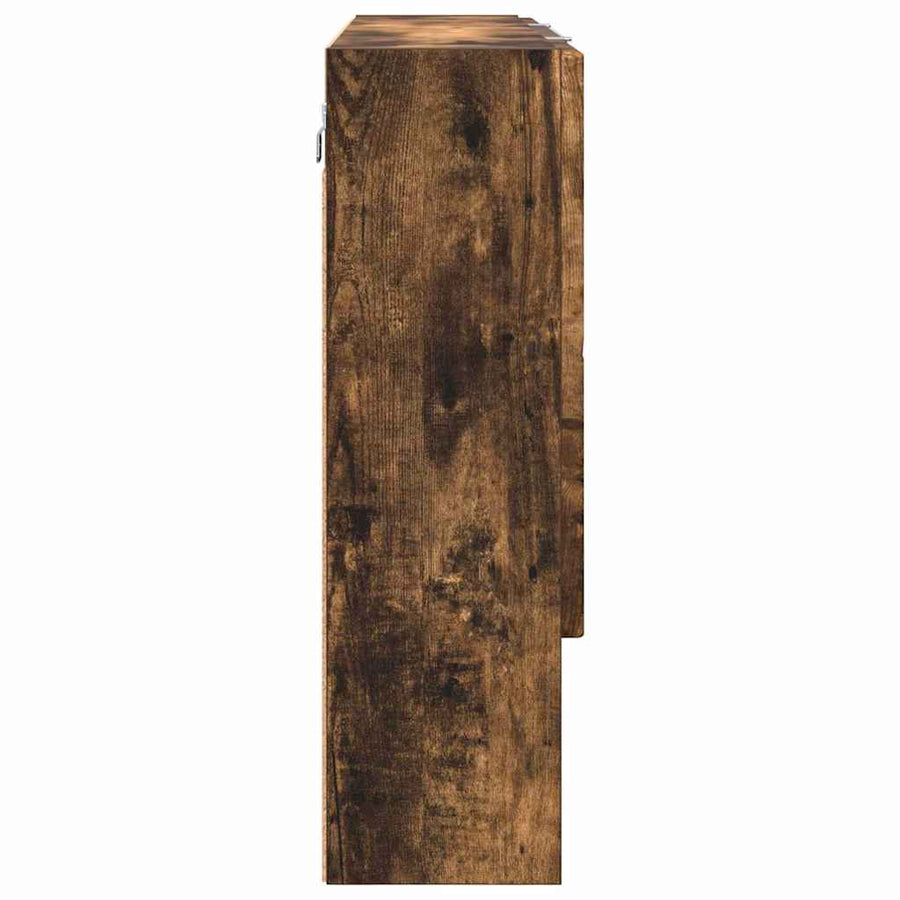Spiegelkast Gerookt eiken 80 x 17 x 55 cm Bewerkt hout