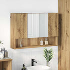 Spiegelkast Artisan Eiken 80 x 17 x 55 cm Bewerkt hout