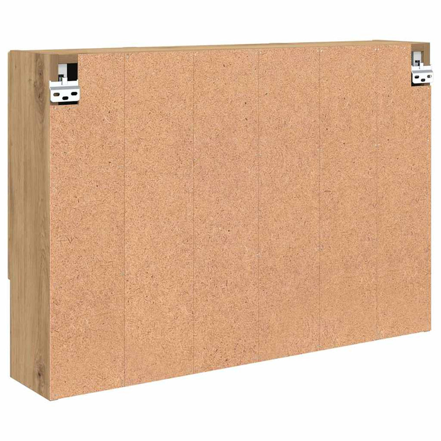 Spiegelkast Artisan Eiken 80 x 17 x 55 cm Bewerkt hout