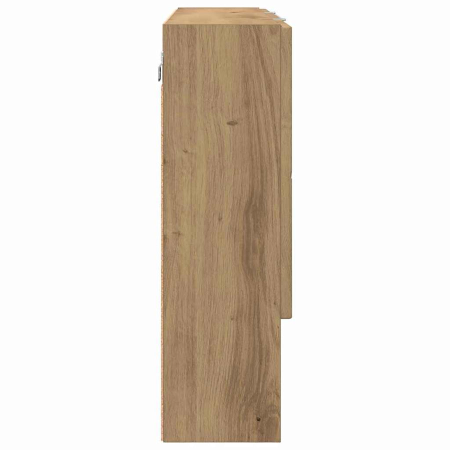 Spiegelkast Artisan Eiken 80 x 17 x 55 cm Bewerkt hout