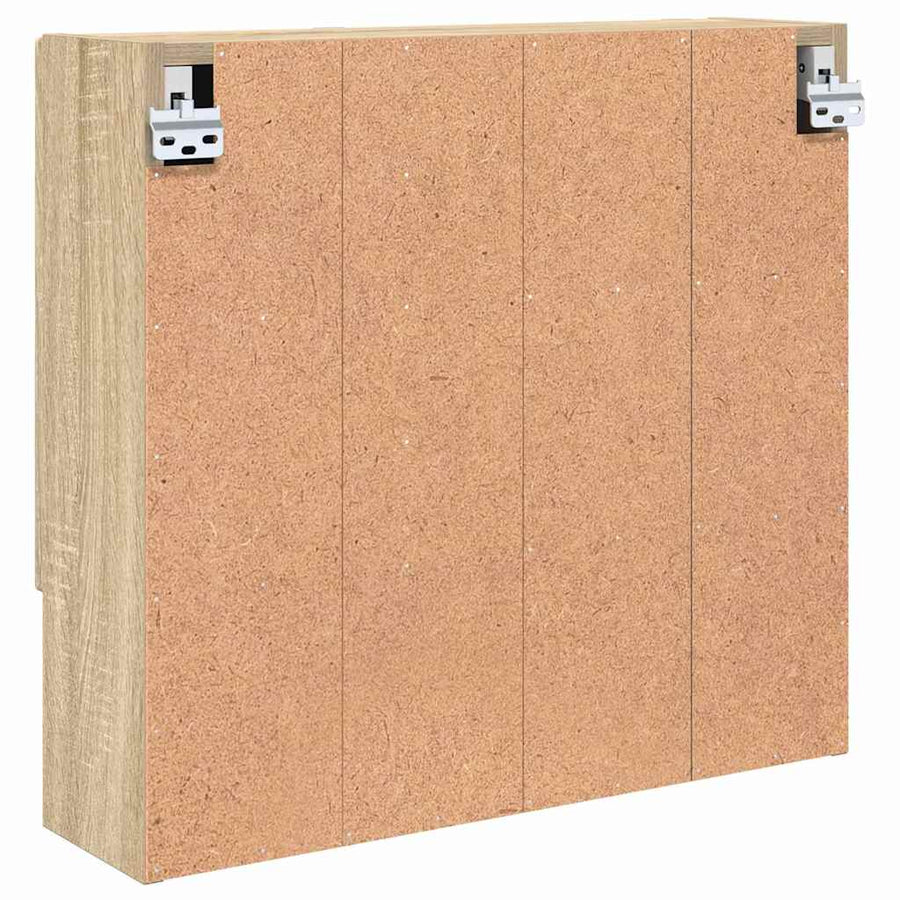 Spiegelkast Sonoma Eiken 59 x 17 x 55 cm Bewerkt hout