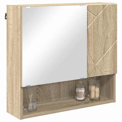 Spiegelkast Sonoma Eiken 59 x 17 x 55 cm Bewerkt hout