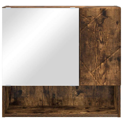 Spiegelkast Gerookt eiken 59 x 17 x 55 cm Bewerkt hout
