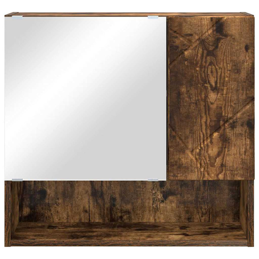 Spiegelkast Gerookt eiken 59 x 17 x 55 cm Bewerkt hout