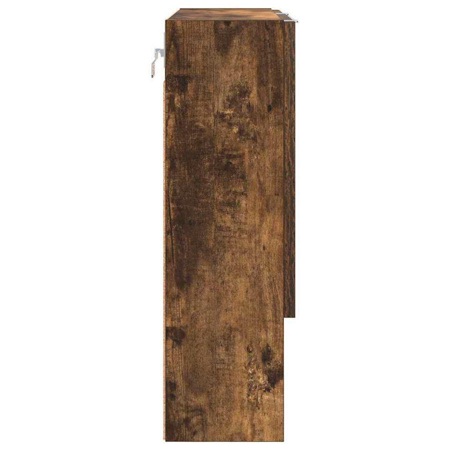 Spiegelkast Gerookt eiken 59 x 17 x 55 cm Bewerkt hout