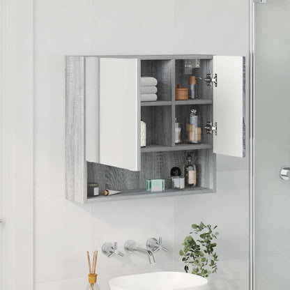 Spiegelkast Grijs Sonoma 59 x 17 x 55 cm Bewerkt hout