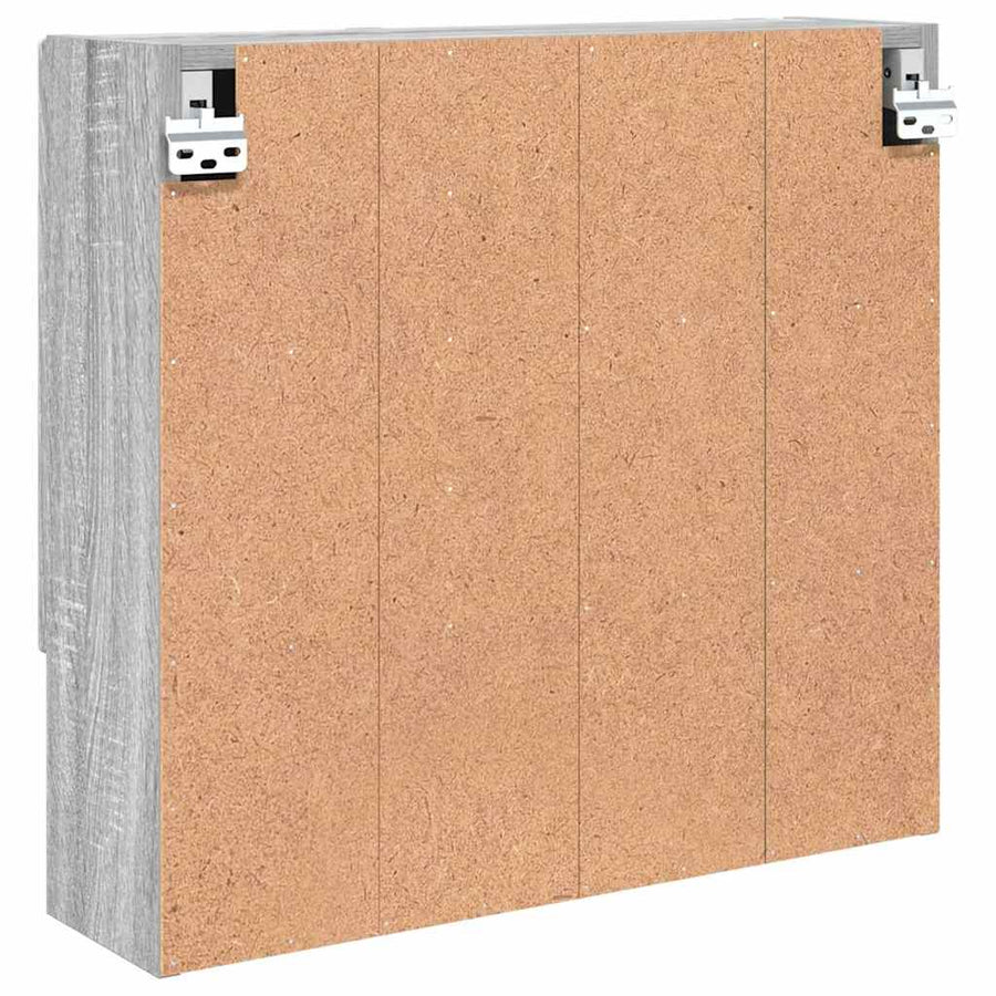 Spiegelkast Grijs Sonoma 59 x 17 x 55 cm Bewerkt hout