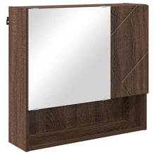 Spiegelkast met opslag Bruin Eiken 59 x 17 x 55 cm Bewerkt hout