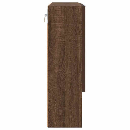 Spiegelkast met opslag Bruin Eiken 59 x 17 x 55 cm Bewerkt hout