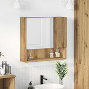 Spiegelkast 59x17x55 cm bewerkt hout Artisan eiken
