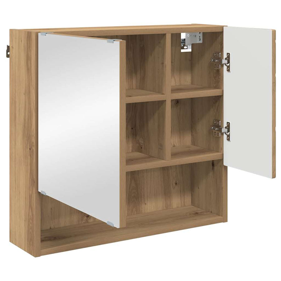 Spiegelkast Artisan Eiken 59 x 17 x 55 cm Bewerkt hout