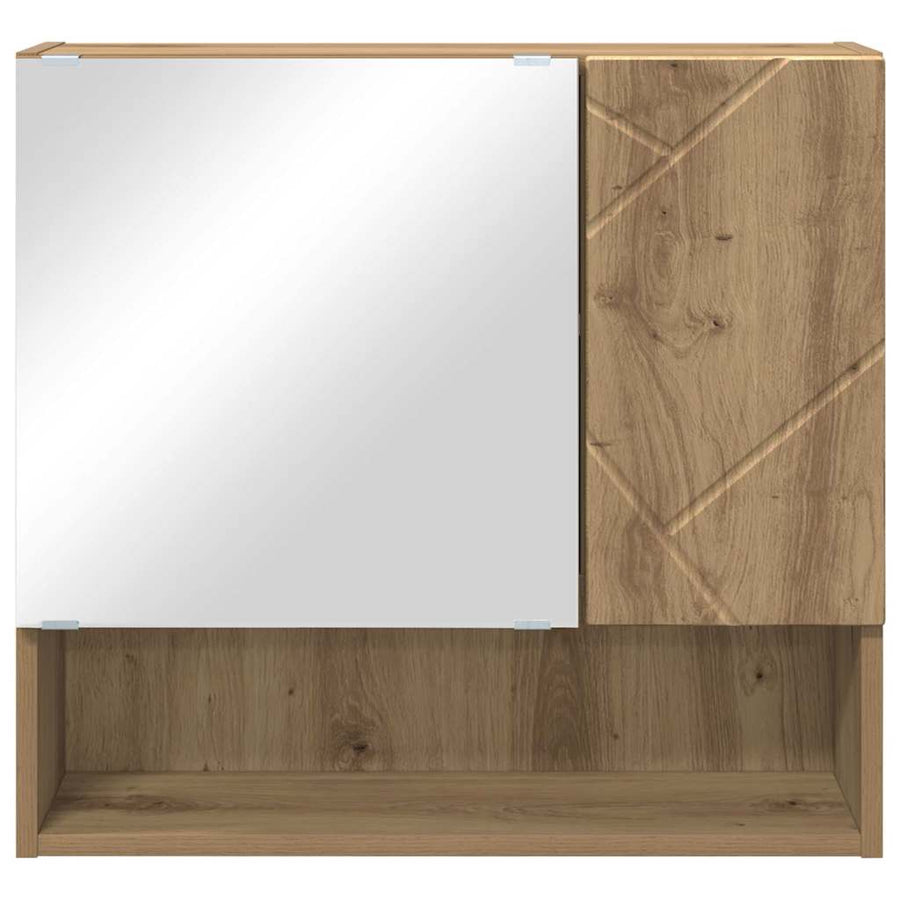 Spiegelkast Artisan Eiken 59 x 17 x 55 cm Bewerkt hout