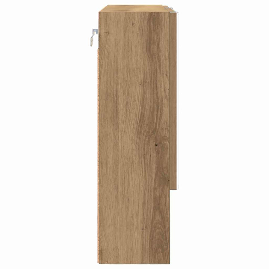Spiegelkast Artisan Eiken 59 x 17 x 55 cm Bewerkt hout