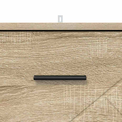 Nachtkastje met lade Sonoma eiken 38 x 38 x 66 cm Bewerkt hout