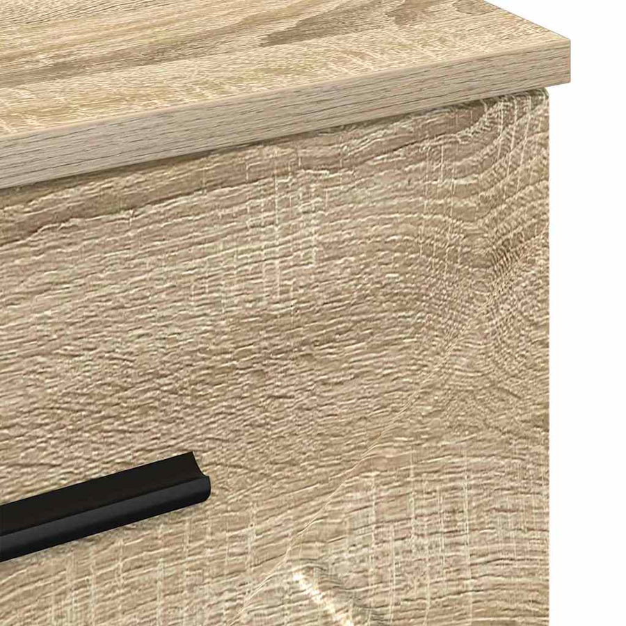 Nachtkastje met lade Sonoma eiken 38 x 38 x 66 cm Bewerkt hout