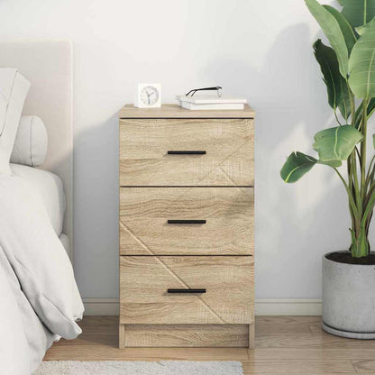 Nachtkastje met lade Sonoma eiken 38 x 38 x 66 cm Bewerkt hout