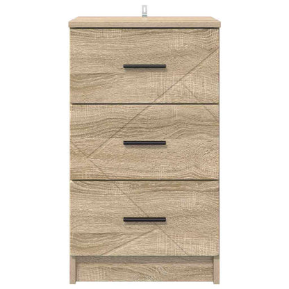 Nachtkastje met lade Sonoma eiken 38 x 38 x 66 cm Bewerkt hout