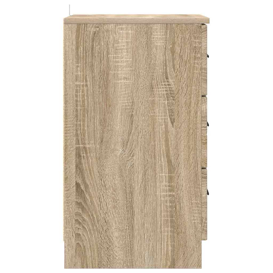 Nachtkastje met lade Sonoma eiken 38 x 38 x 66 cm Bewerkt hout