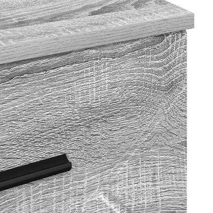 Nachtkastje met lade Grijs sonoma 38 x 38 x 66 cm Bewerkt hout