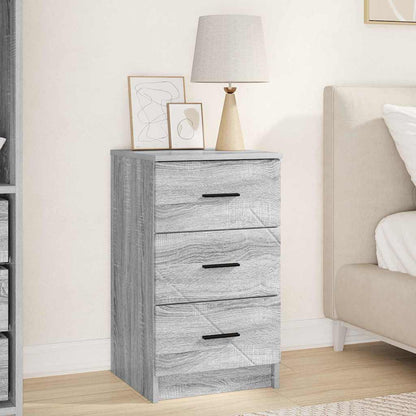 Nachtkastje met lade Grijs sonoma 38 x 38 x 66 cm Bewerkt hout