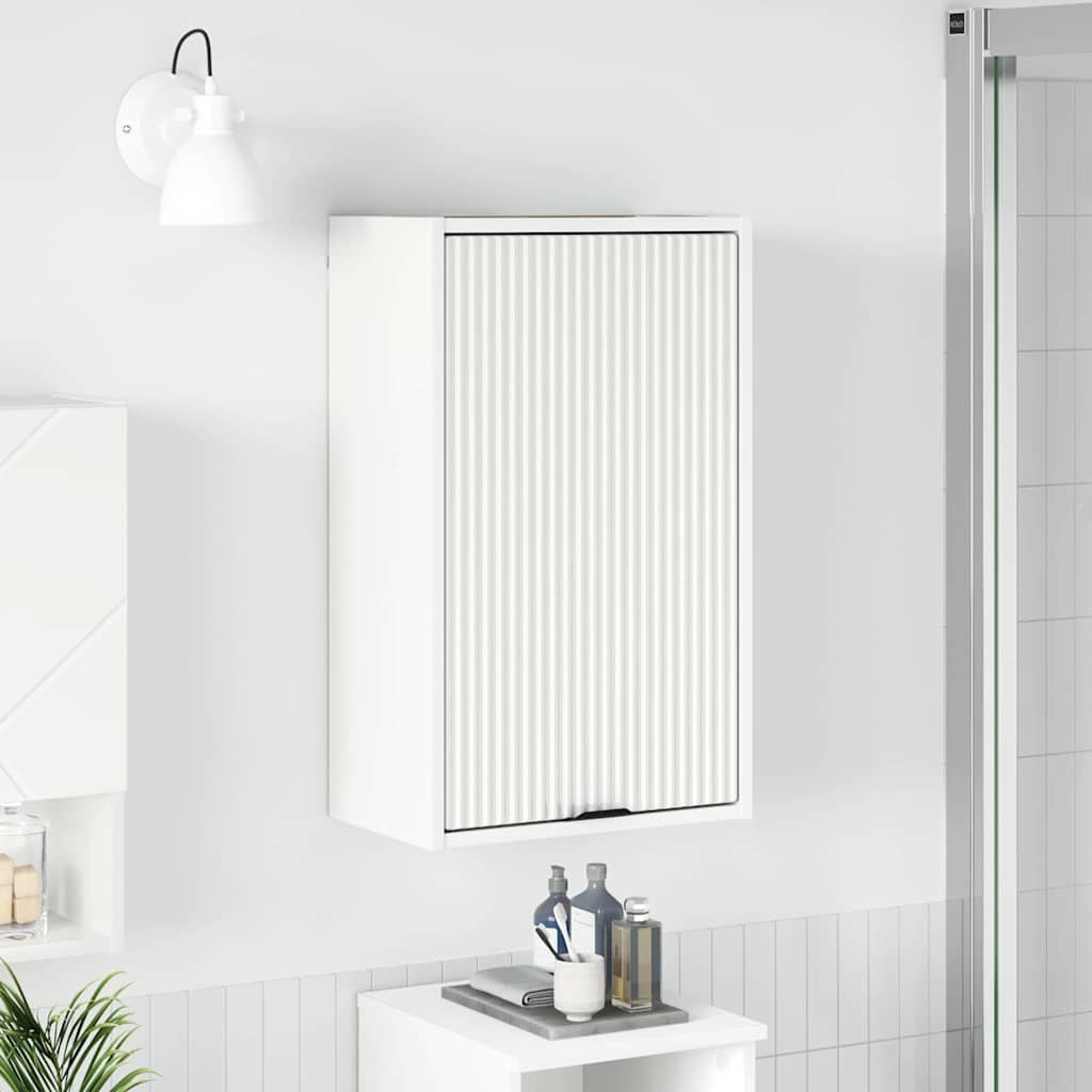 Badkamer Kast Wit 39 x 23,5 x 65 cm Bewerkt hout & Metaal