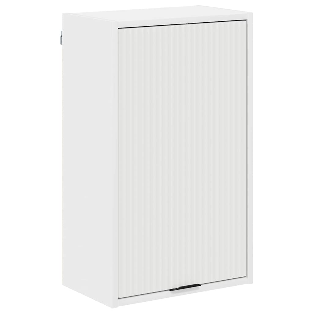 Badkamer Kast Wit 39 x 23,5 x 65 cm Bewerkt hout & Metaal