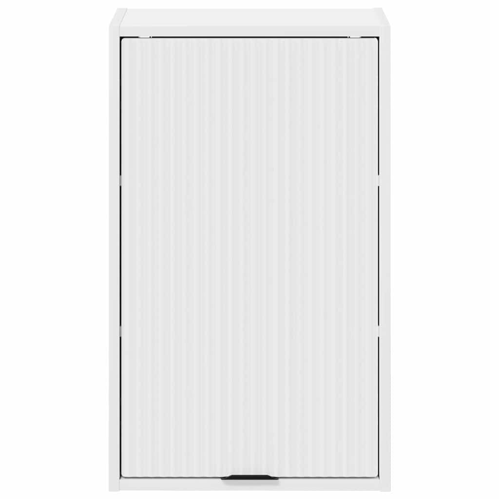 Badkamer Kast Wit 39 x 23,5 x 65 cm Bewerkt hout & Metaal