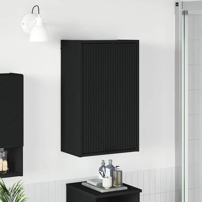 Badkamer Kast Zwart 39 x 23,5 x 65 cm Bewerkt hout & Metaal