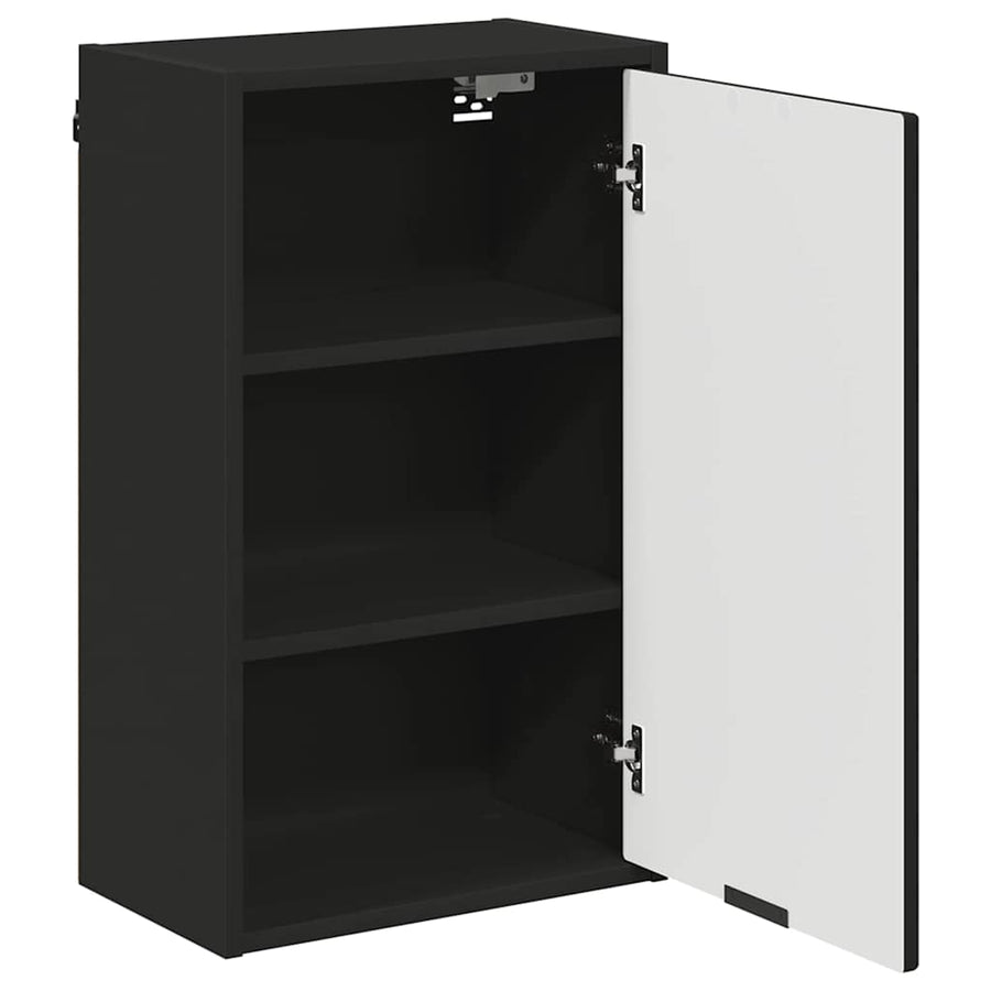 Badkamer Kast Zwart 39 x 23,5 x 65 cm Bewerkt hout & Metaal