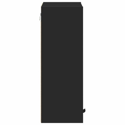 Badkamer Kast Zwart 39 x 23,5 x 65 cm Bewerkt hout & Metaal