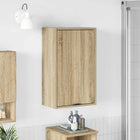 Badkamerkast wandmontage 39x23,5x65 cm sonoma eiken
