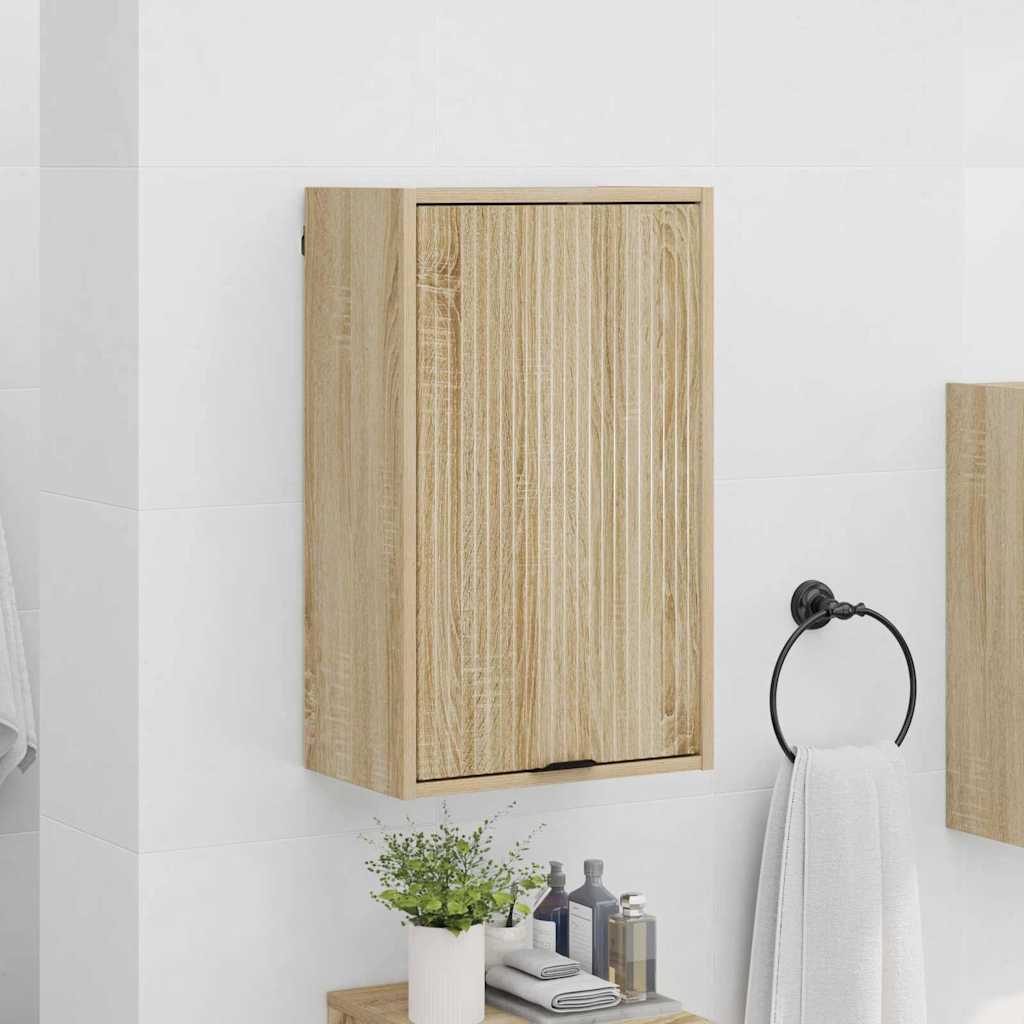Badkamer Kast Wandgemonteerd Sonoma Eiken 39 x 23,5 x 65 cm