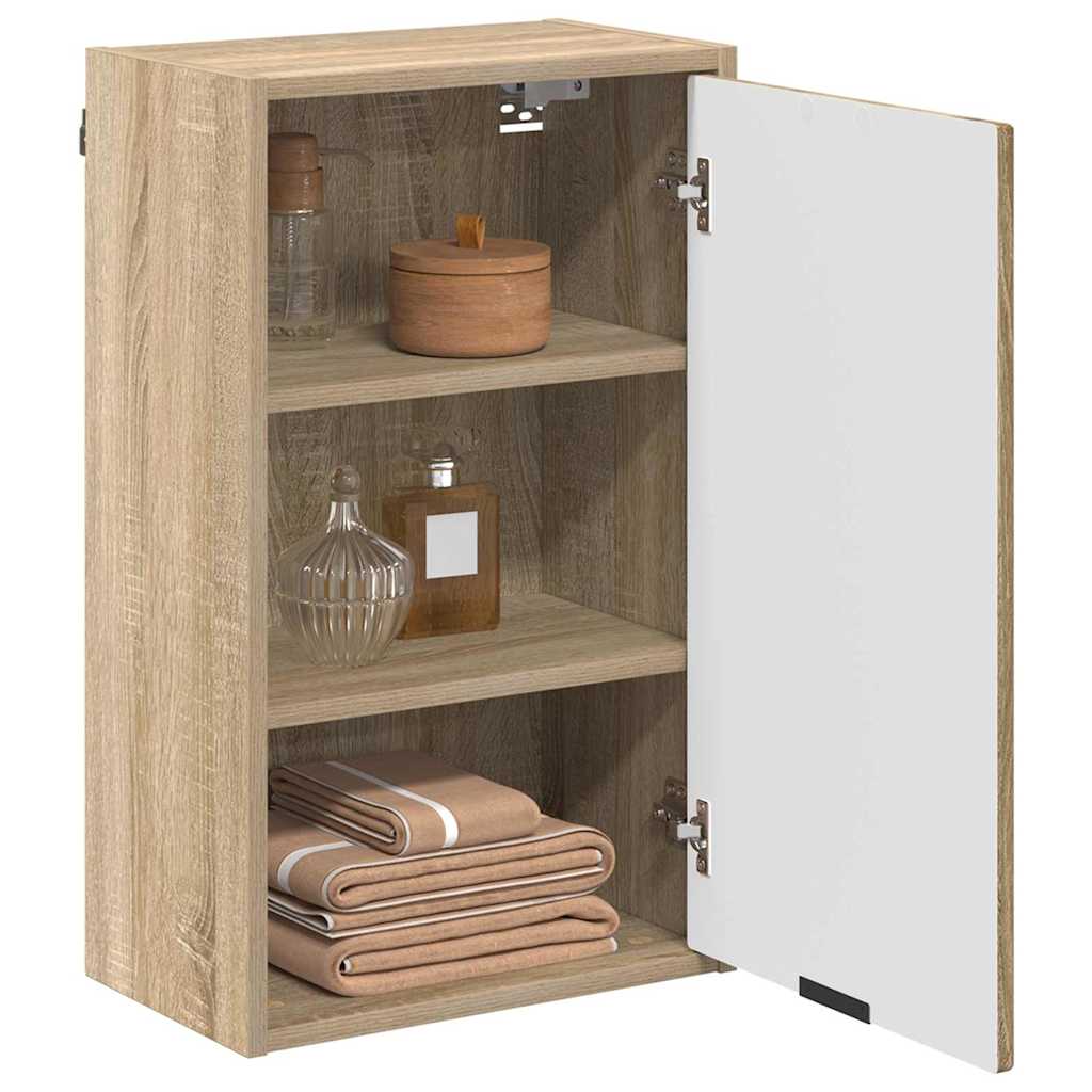 Badkamer Kast Wandgemonteerd Sonoma Eiken 39 x 23,5 x 65 cm