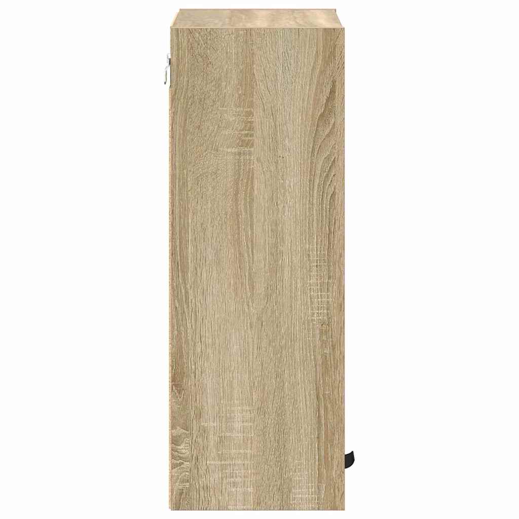 Badkamer Kast Wandgemonteerd Sonoma Eiken 39 x 23,5 x 65 cm