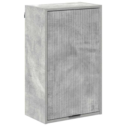 Badkamer Kast Wandgemonteerd Beton Grijs 39 x 23,5 x 65 cm