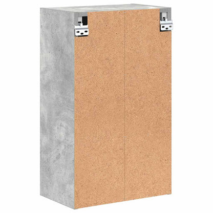 Badkamer Kast Wandgemonteerd Beton Grijs 39 x 23,5 x 65 cm