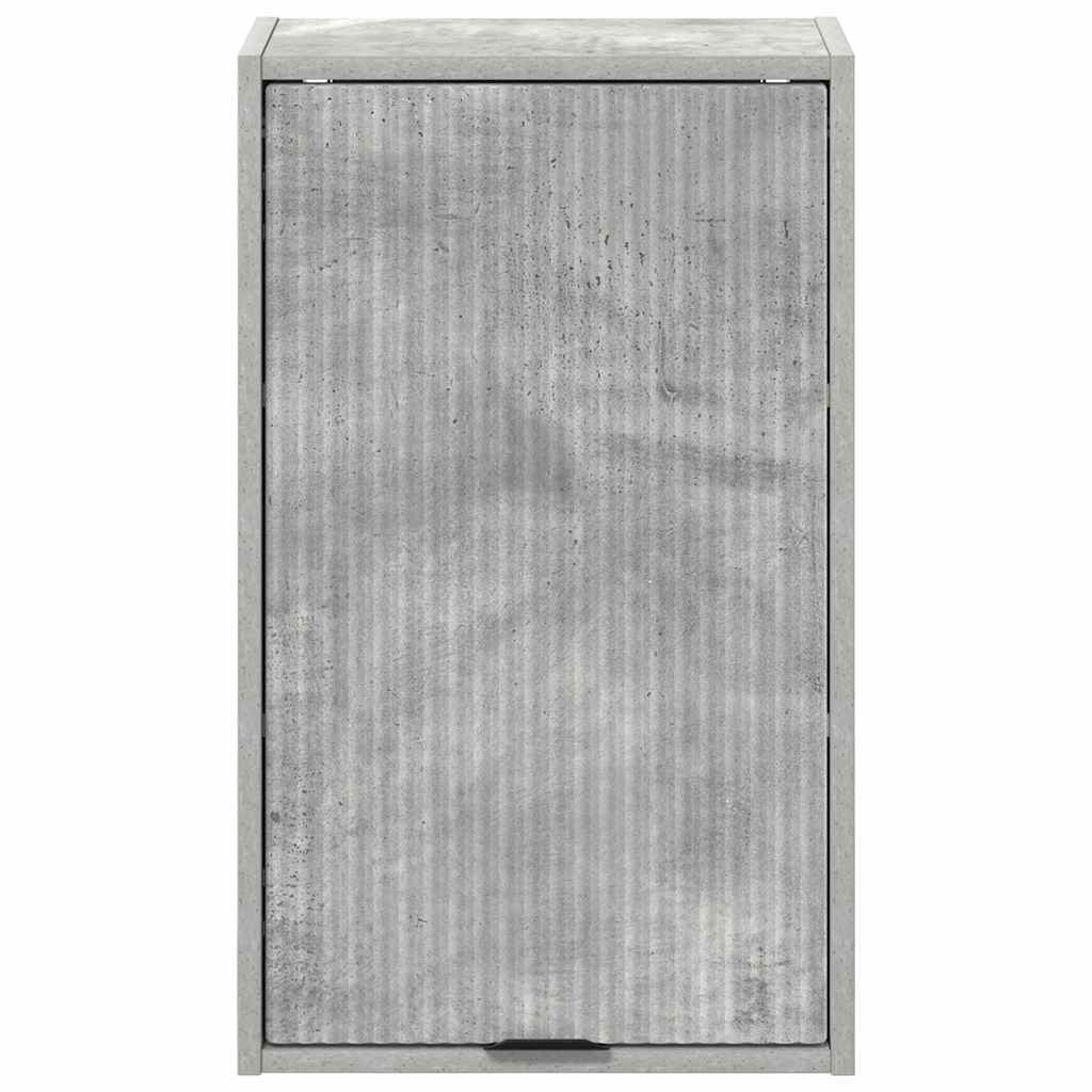 Badkamer Kast Wandgemonteerd Beton Grijs 39 x 23,5 x 65 cm