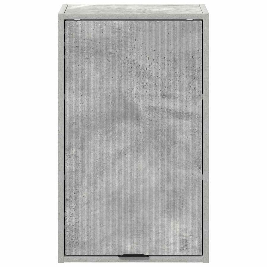 Badkamer Kast Wandgemonteerd Beton Grijs 39 x 23,5 x 65 cm