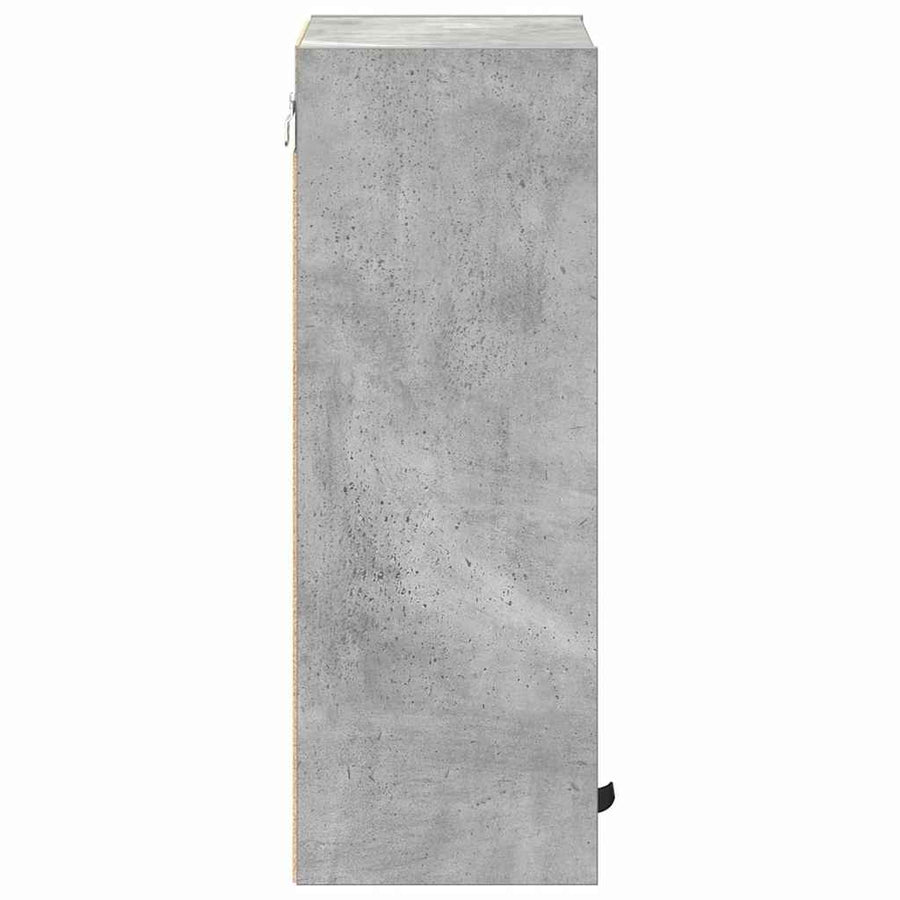 Badkamer Kast Wandgemonteerd Beton Grijs 39 x 23,5 x 65 cm