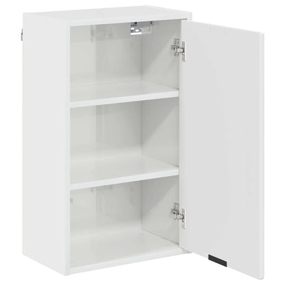 Badkamer Kast Wandgemonteerd Hoogglans wit 39 x 23,5 x 65 cm