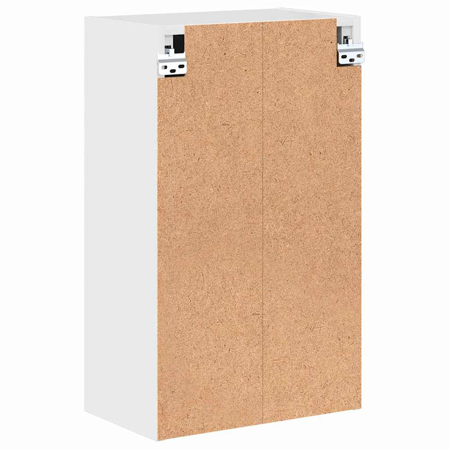 Badkamer Kast Wandgemonteerd Hoogglans wit 39 x 23,5 x 65 cm